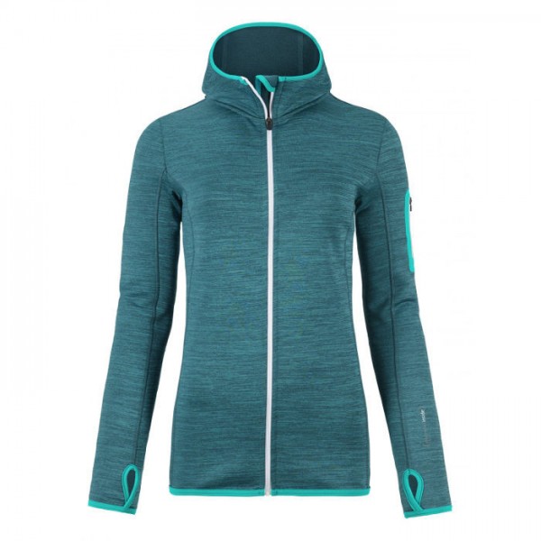 Fleece Melange Hoody Women