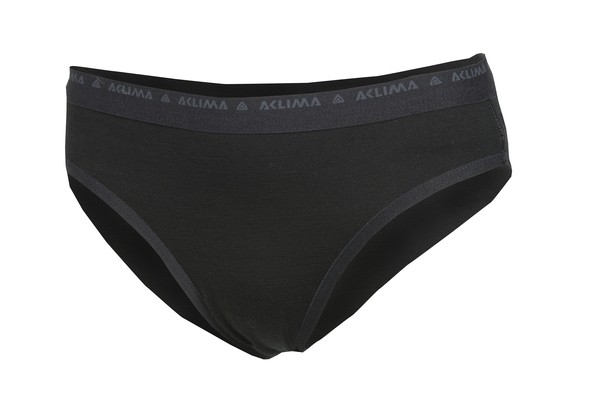 LightWool Briefs Women 2XL Jet Black