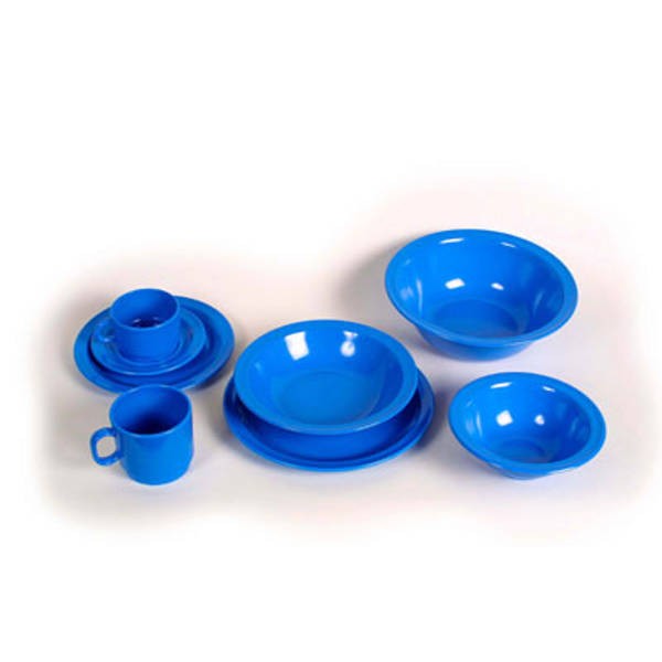 Melamingeschirr, blau