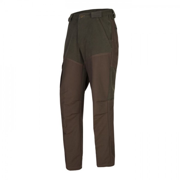 Funktions-Jagdhose Micro Velours Cordura 48 Grün