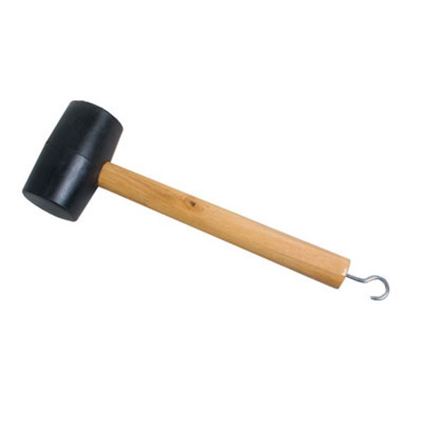 Gummiholzhammer mit Haken