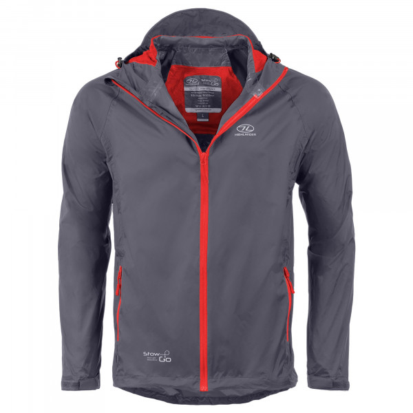 Regenjacke 'Stow and Go' Anthrazit Gr. XXL