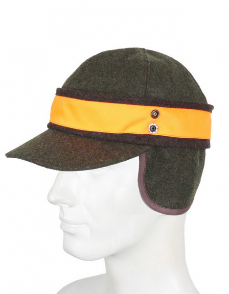 Lodenkappe mit Signalband - 55
