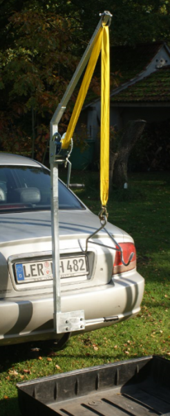 Aufbrechhilfe für Wildträger-Heckträger