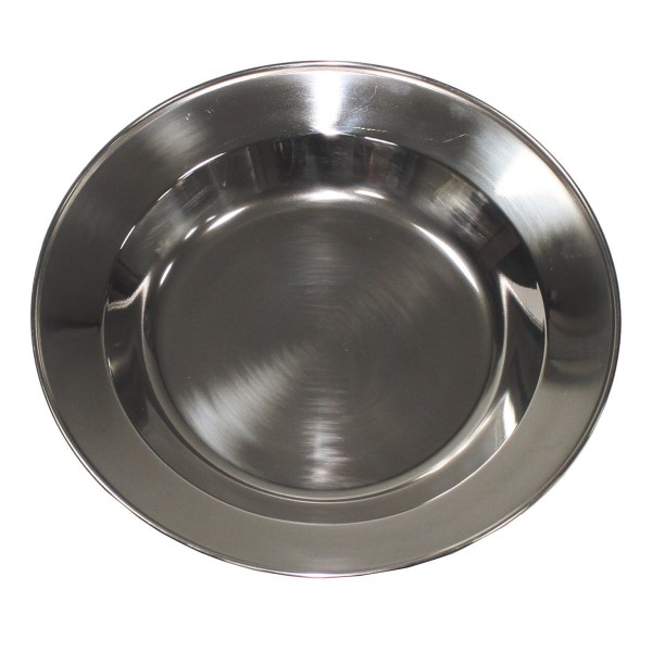 Edelstahl Teller 25cm