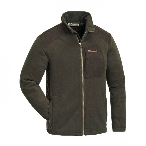 Wildmark Fleecejacke Jagdbraun/Wildlederbraun S