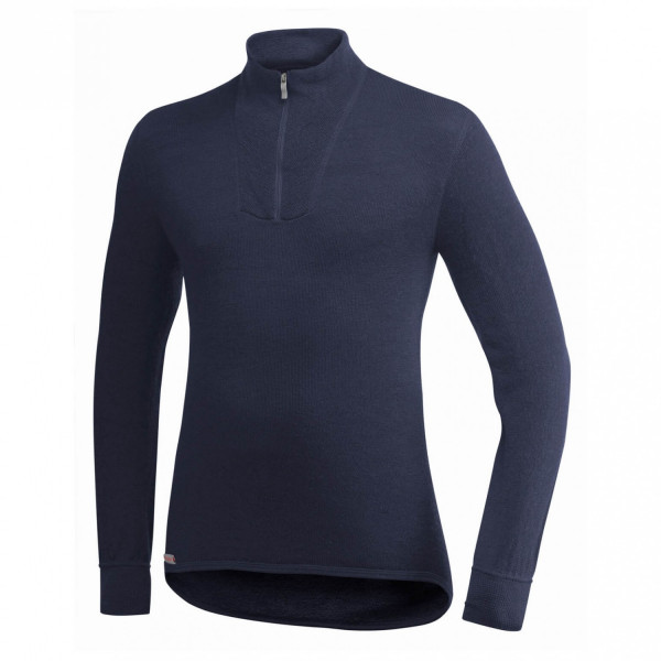 Unterhemd Zip Turtleneck 400 g/qm Unisex Dark Navy