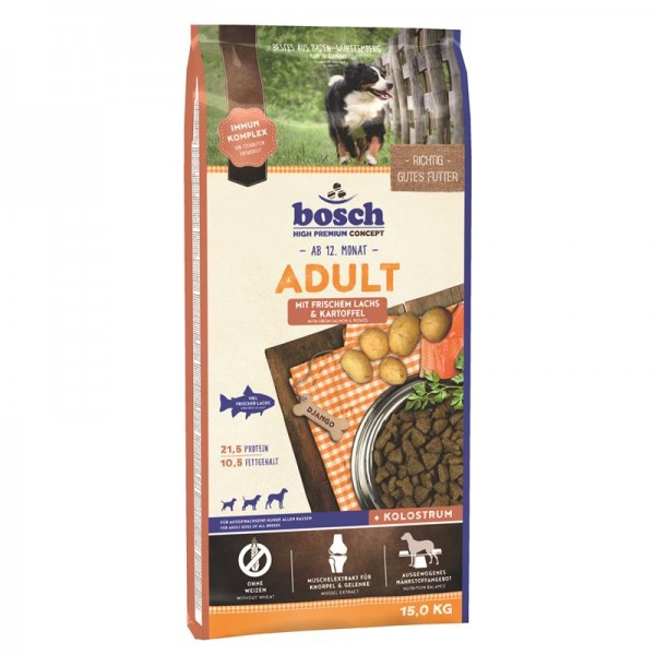 Adult Lachs & Kartoffel 15 kg - normale Aktivität