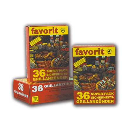 Grill-Kaminanzünder, 36 Riegel