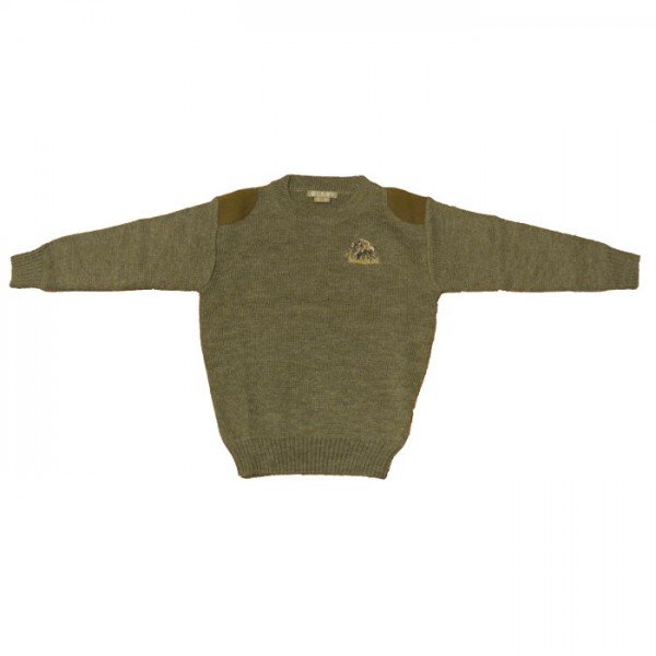 Moineau Pullover Kinder 152 Dunkelgrün