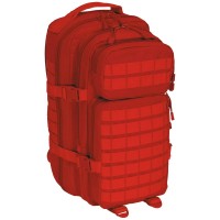 Rucksack Assault I Basic Molle Urban Grau Rot