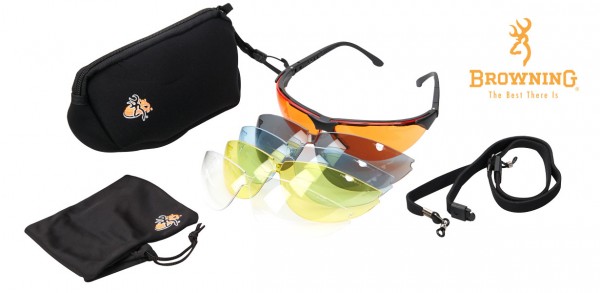 Schiessbrille Claymaster inkl. Zubehör
