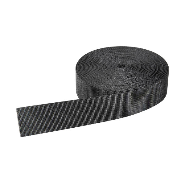 Webbing 25mm/5m Black