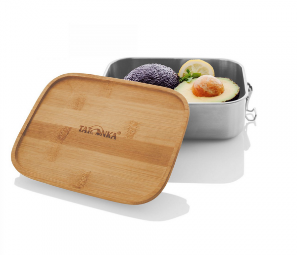 Lunch Box I 1000 Bamboo Edelstahl-Brotdose