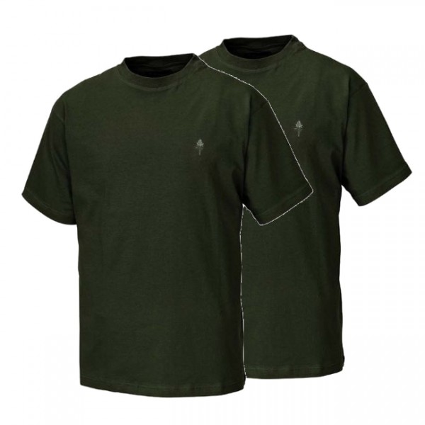 T-Shirt, 2er Pack Grün S