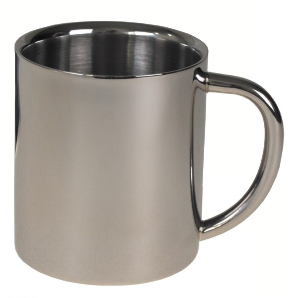 Kaffeetasse Thermo Edelstahl 250ml doppelwandig