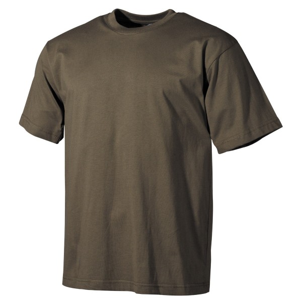 US T-Shirt, Halbarm Oliv