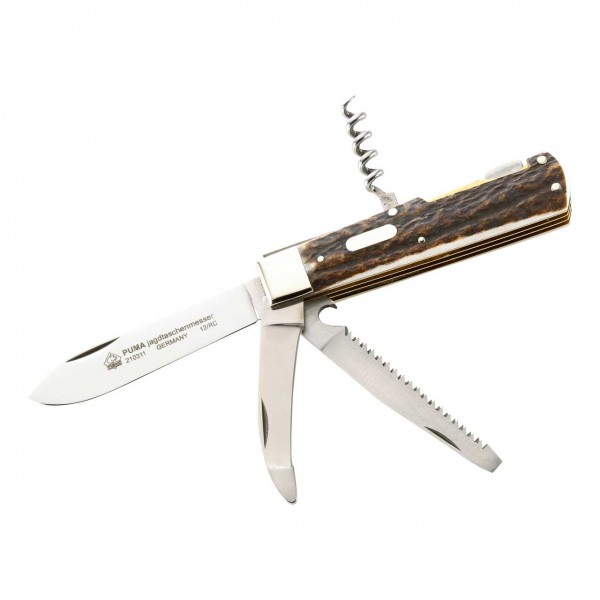 Jagd-Taschenmesser Klassiker, 4-teilig
