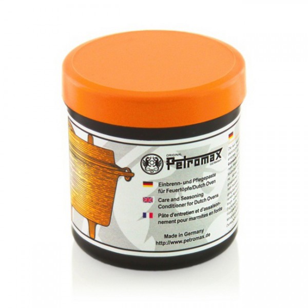 Einbrenn- und Pflegepaste für Feuertöpfe/Dutch Oven