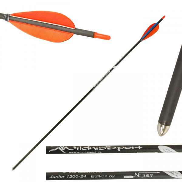 Carbonpfeil Junior Naturfeder
