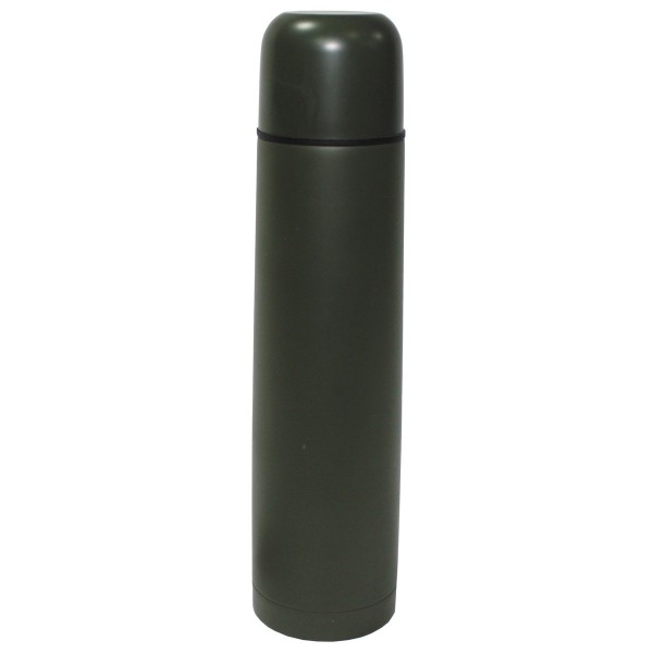 Vakuum Thermosflasche oliv