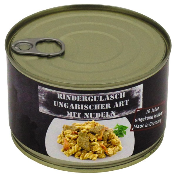 Rindergulasch ungar. mit Nudeln, 400 g