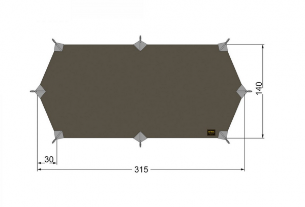 Tarp Wing 1 LT Sonnensegel