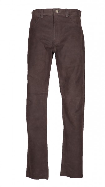 Lederhose Büffelleder 44 braun